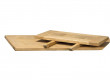  Обеденный стол SIGNAL Poprad 140 раскладной, коричневый/белый, 140-240/80/75